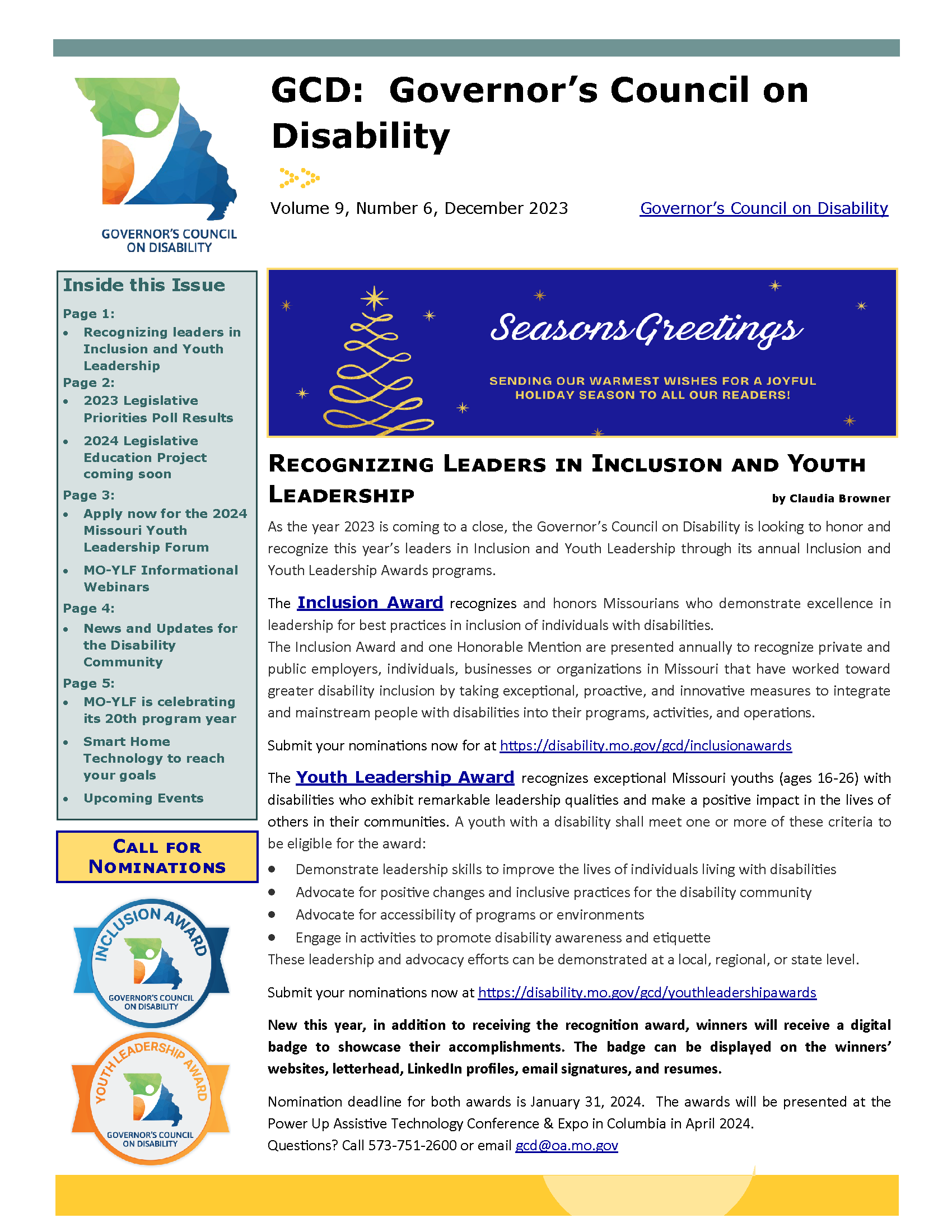 State of Missouri Disability Portal