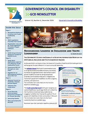 GCD Newletter Volume 10 Number 6