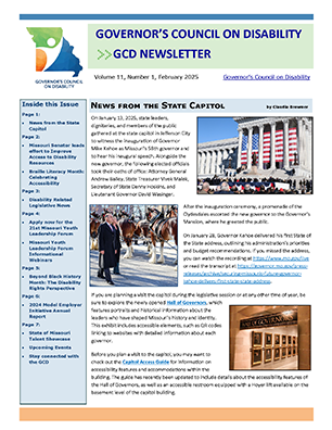 GCD Newletter Volume 11 Number 1