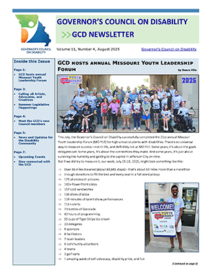 GCD Newletter Volume 11 Number 4