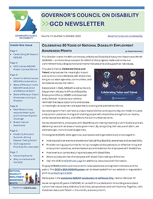 GCD Newletter Volume 11 Number 5
