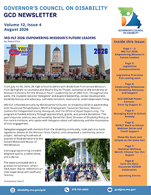 GCD Newletter Volume 12 Number 4 image