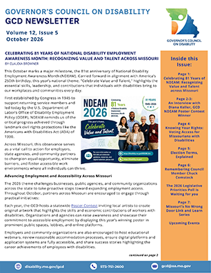 GCD Newletter Volume 12 Number 5 image