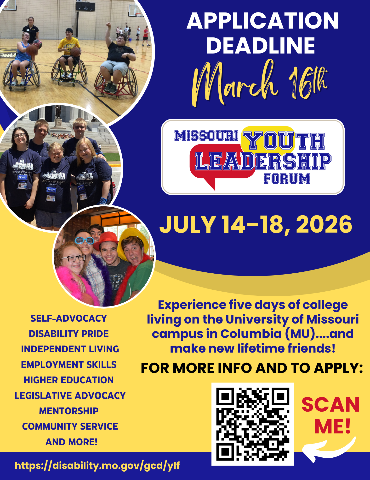 2026 MO-YLF Application Deadline April 15, 2026