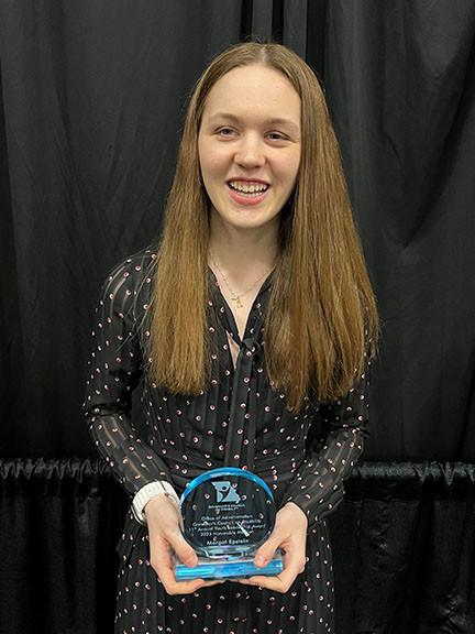 Margot Epstein, Honorable Mention of 2023 Youth Leadership Award.
