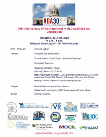 Download the ADA30 Agenda